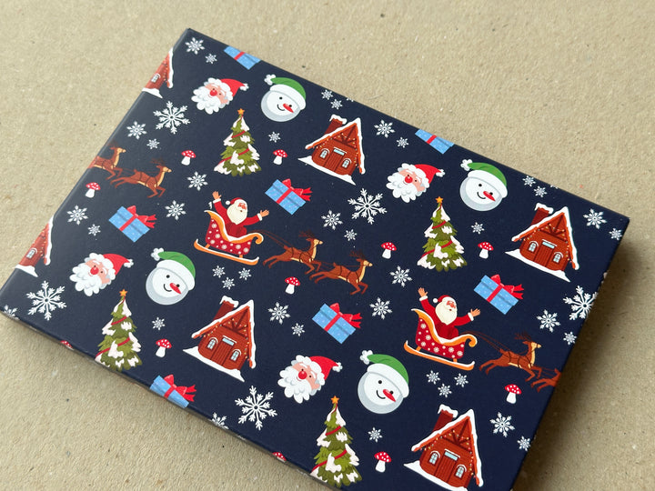 Mappe mit Weihnachtsprint
