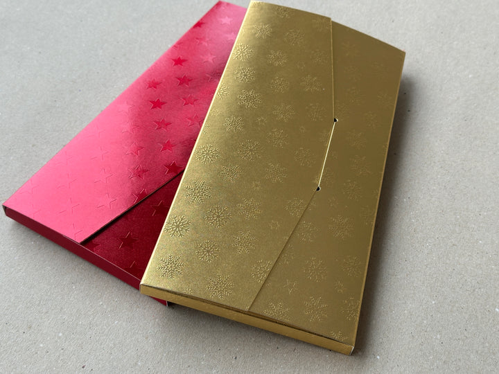 Vielseitige Farbwahl: Gutscheinbox DIN lang in Gold matt, Silber glänzend oder Classic Schwarz