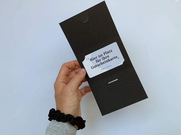 Elegante Verpackung für Mitgliedsausweise oder Bonuskarten