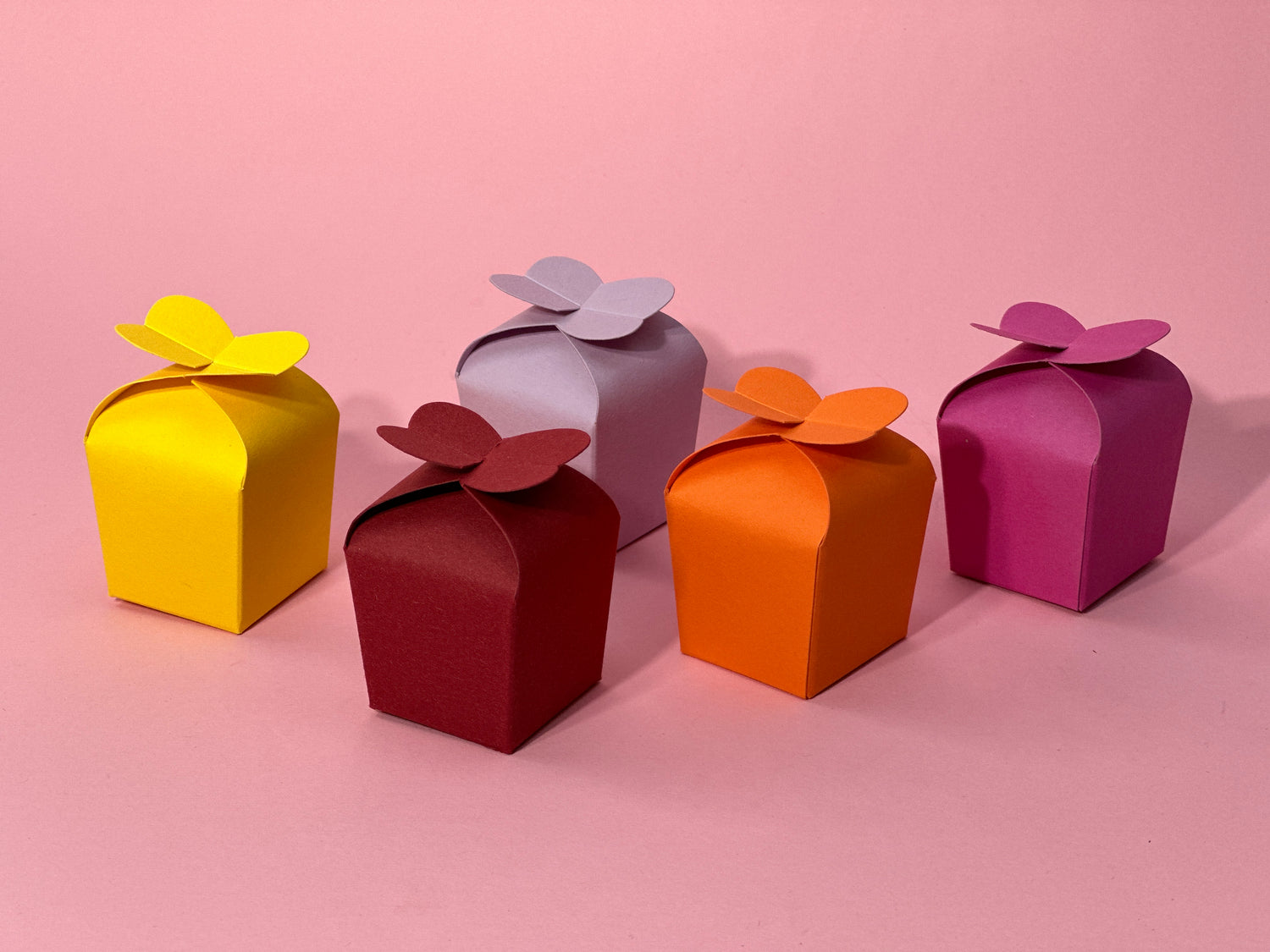 mini Geschenkschachtel bunt