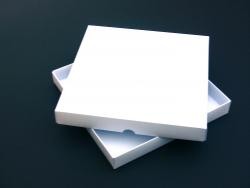 Stülpdeckel-Box quadr. 22,5x22,5 Höhe 3 cm